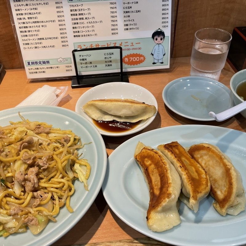 焼餃子(中華園 （ちゅうかえん）)