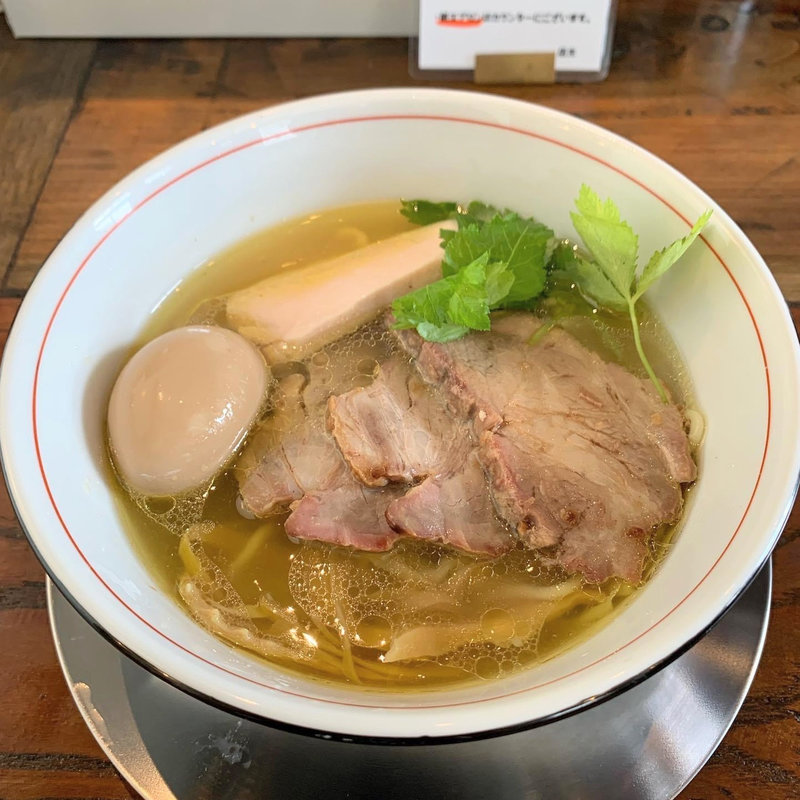 上鶏そば 塩(自家製麺オオモリ製作所)