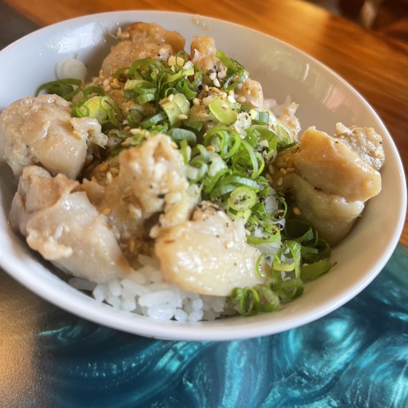 塩とり丼(とりそば下地橋)