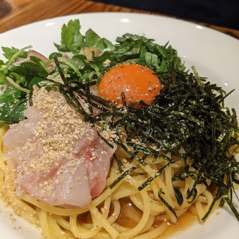 鯛飯風ペペロンチーノ(Locanda Trattoria )