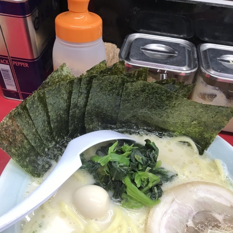塩ラーメン（海苔トッピング）(壱七家立川店 )