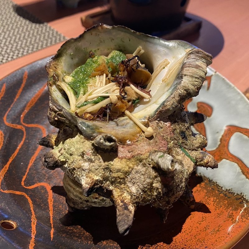 S級サザエのガーリック焼き(いなとり荘 )