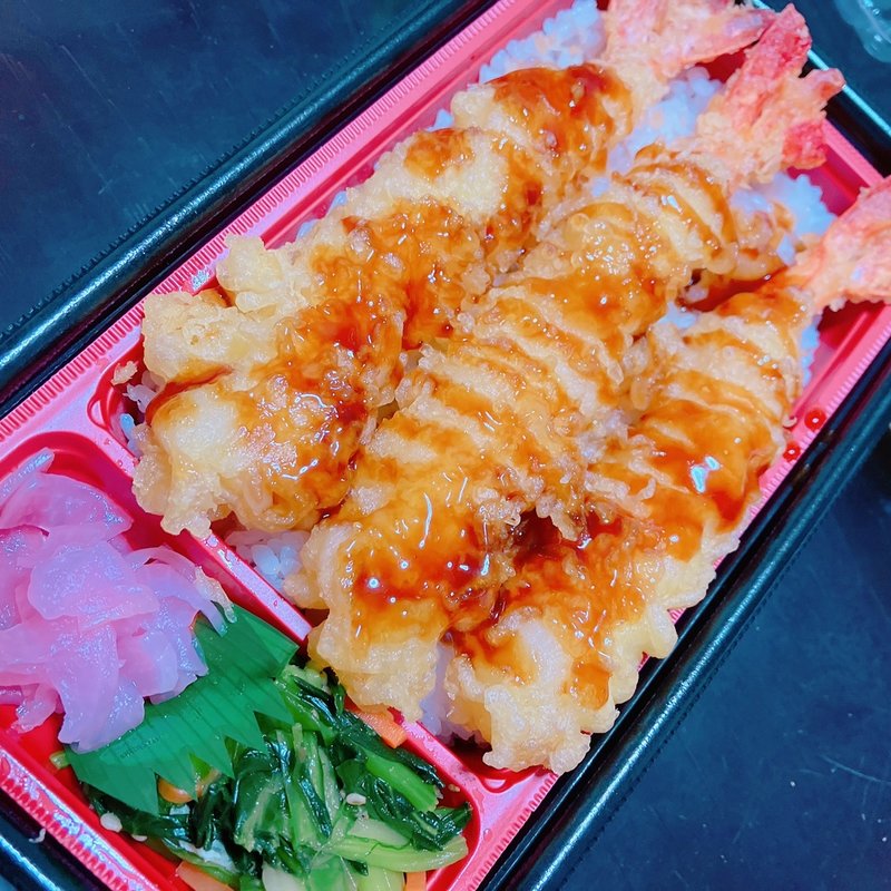 海老天丼(コープ 武蔵藤沢店)