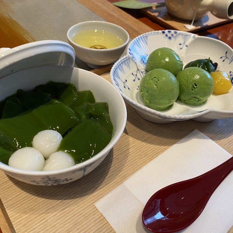 抹茶ゼリー(中村藤吉本店 銀座店)