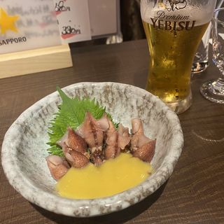 ホタルイカの酢味噌和え(日本酒原価酒蔵　神保町店)