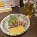 ホタルイカの酢味噌和え(日本酒原価酒蔵　神保町店)