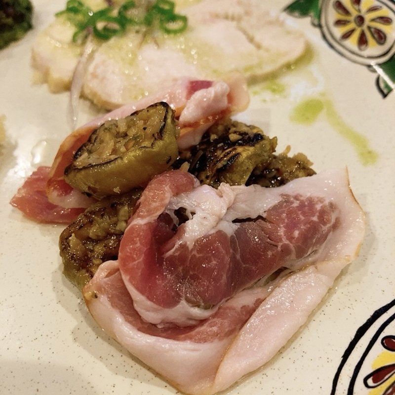 生ハムと焼きナスのマリネ（前菜）(マンジャ・パスタ )