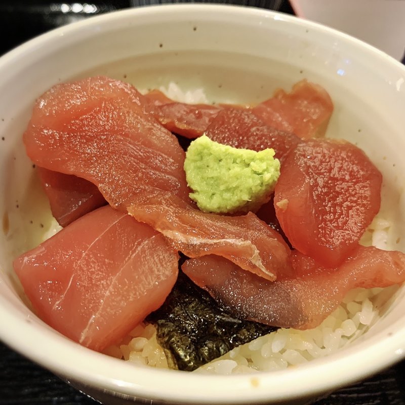 ミニ鮪丼(生粉蕎麦 玄 （きこそば げん）)