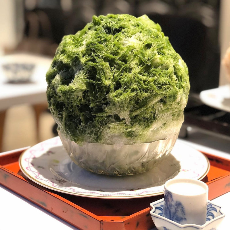 抹茶みつ 練乳付き(お茶と酒　たすき )