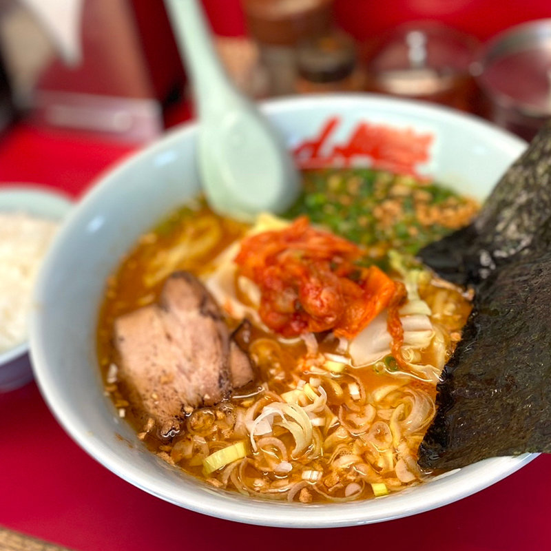 旨辛スタミナキムチらーめん(ラーメン山岡家 南2条店)