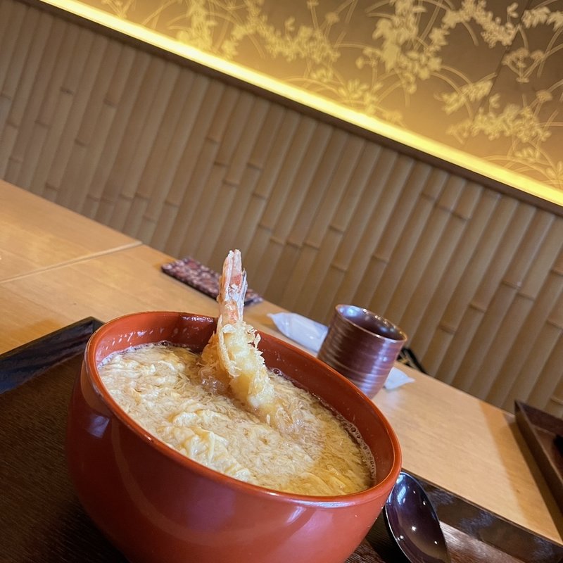 天とじ(京うどん 生蕎麦 岡北（おかきた）)