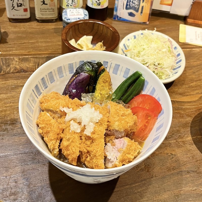 冷やしカレーかつ丼（ヒレ）(かつ吉 渋谷店 （カツキチ）)