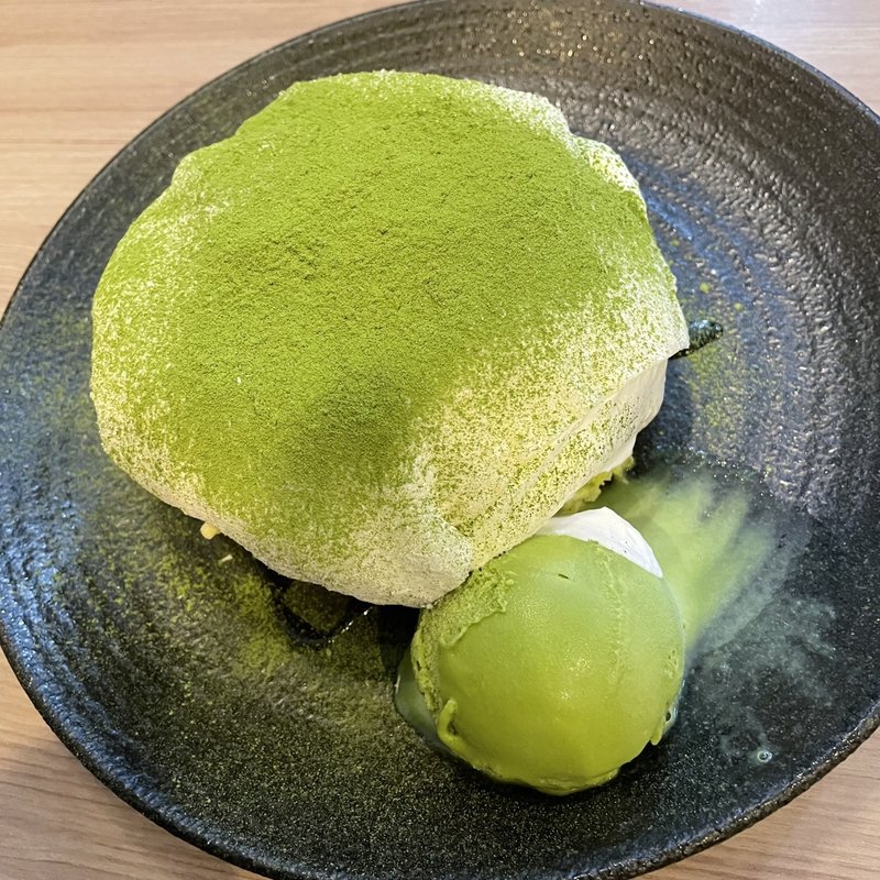 西尾の抹茶パンケーキ(さかい珈琲 広島千田町店 )