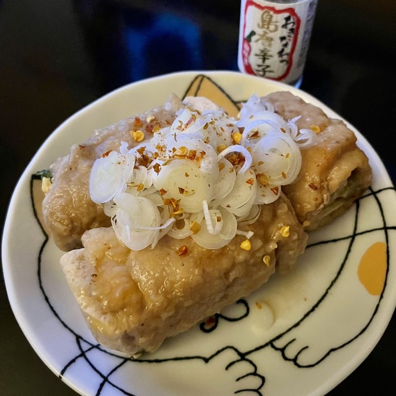 豆腐の肉巻き(自宅)