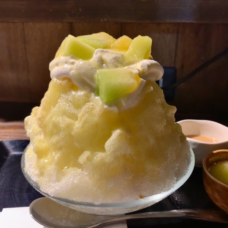 メロンクリームヨーグルト(神保町 志膳)