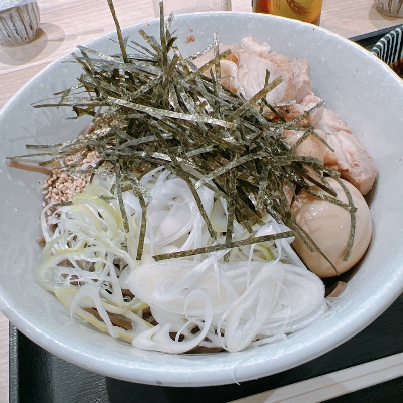 冷つけ味玉鶏そば(俺のそば GINZA5)