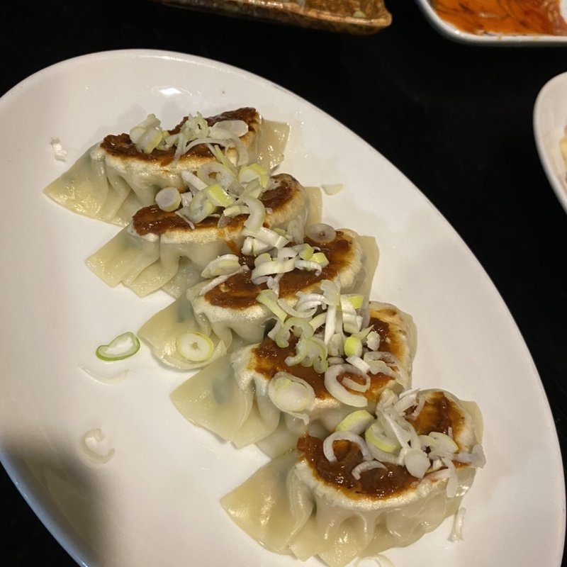 ネギ味噌餃子(ラーメンとも )