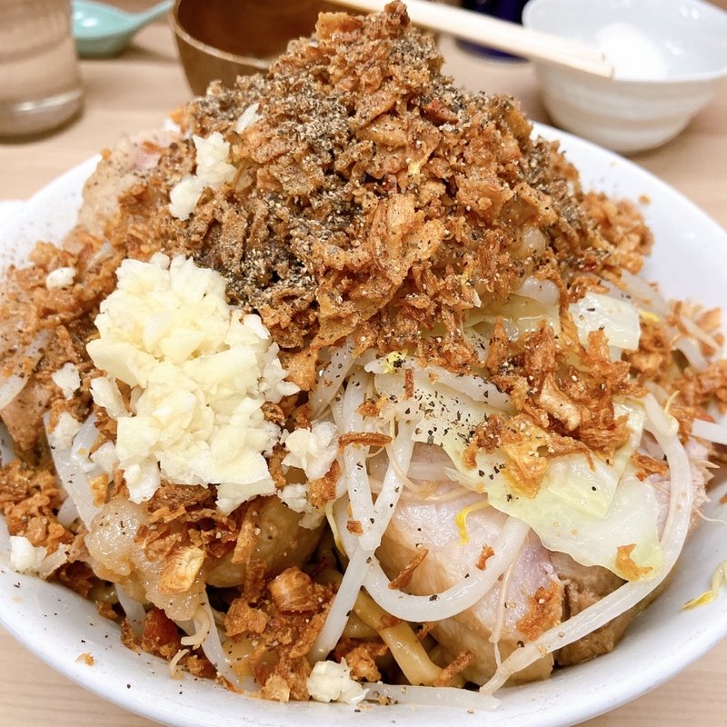 汁なし　豚5枚　300g(ラーメン荘　歴史を刻め　世田谷)