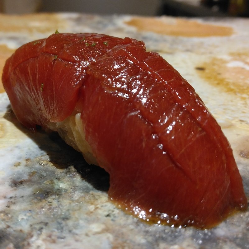 まぐろ漬け(鮨 栞庵 やましろ)