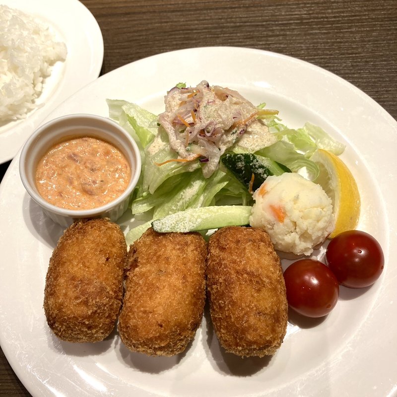 エビクリームコロッケ(はり重グリル 阪神梅田店)