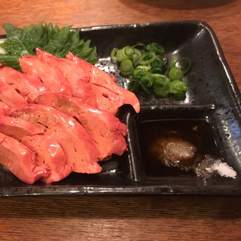 油肝刺身(やきとり暫 )