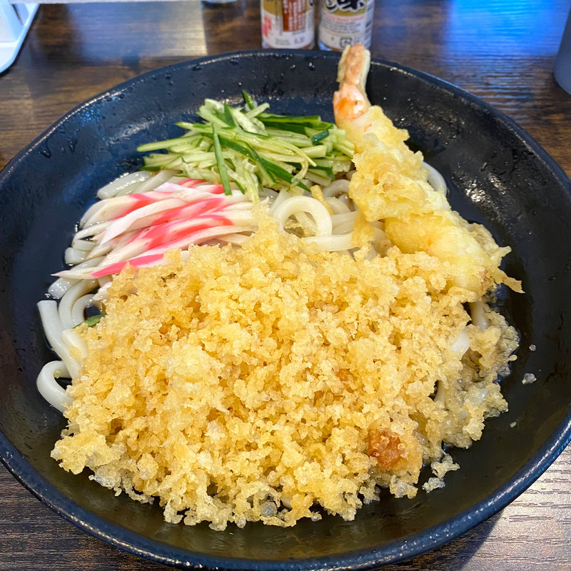 冷やしたぬきうどん(清水や　日本橋店)