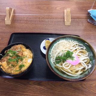 ミニカツ丼セット(松月食堂)