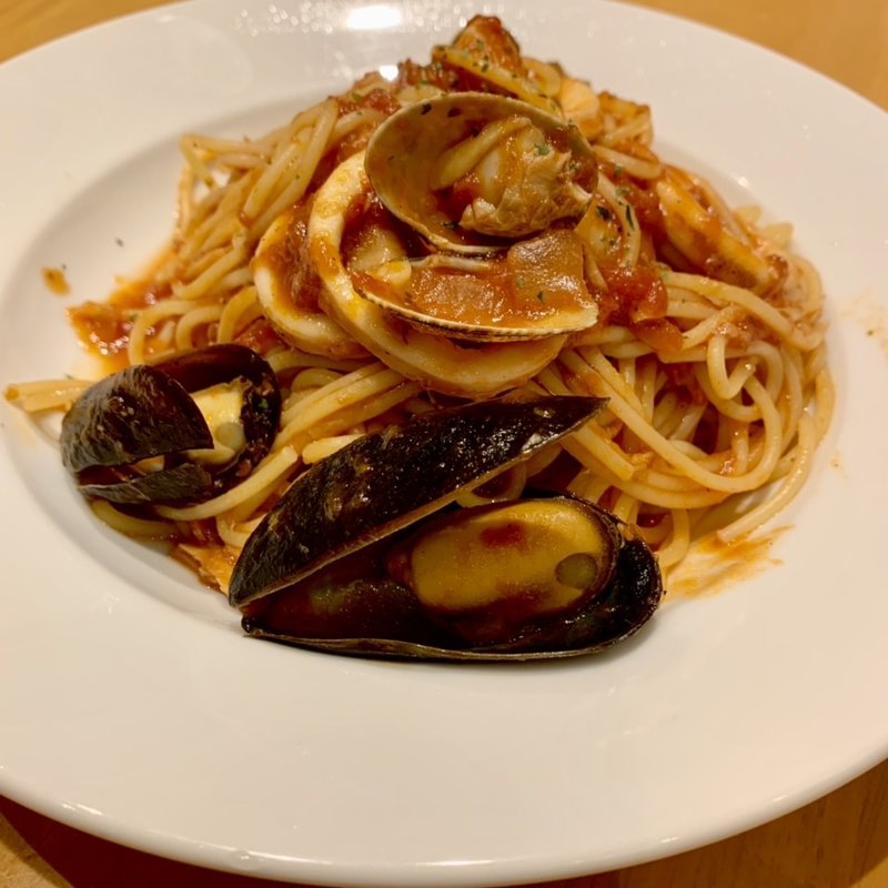 漁師風スパゲティ ペスカトーレ(カプリチョーザ ピッツァ&ビュッフェ イオンモール高の原店)