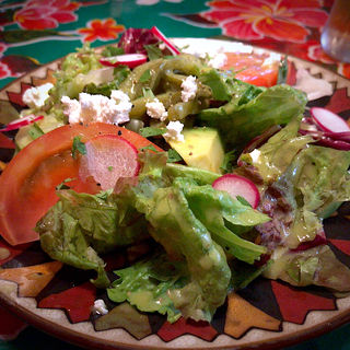 ウチワサボテンのグリーンサラダ(Mexican Comedor gurico)