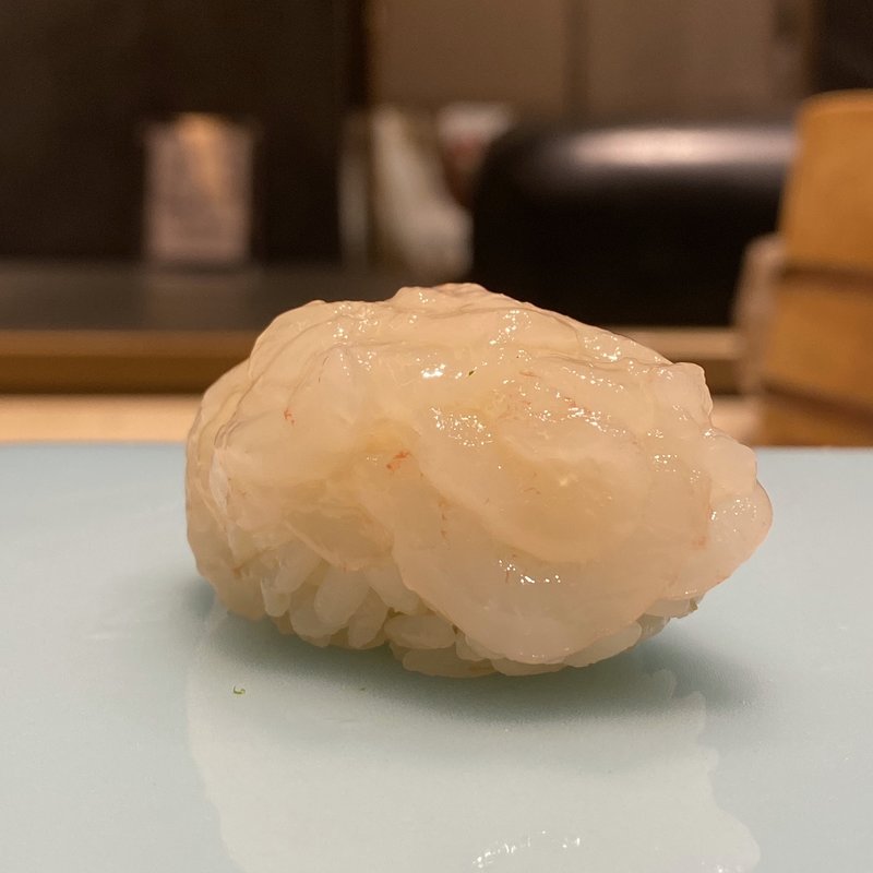 白エビの昆布締め(すし昇)