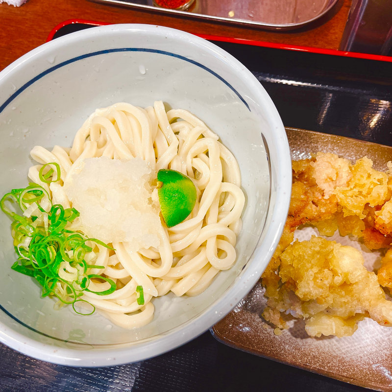 冷やしとり天おろししょうゆ(おにやんま 日本橋店)