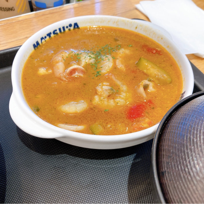 海鮮ごろごろシーフードカレー(松屋 紀尾井町店 )