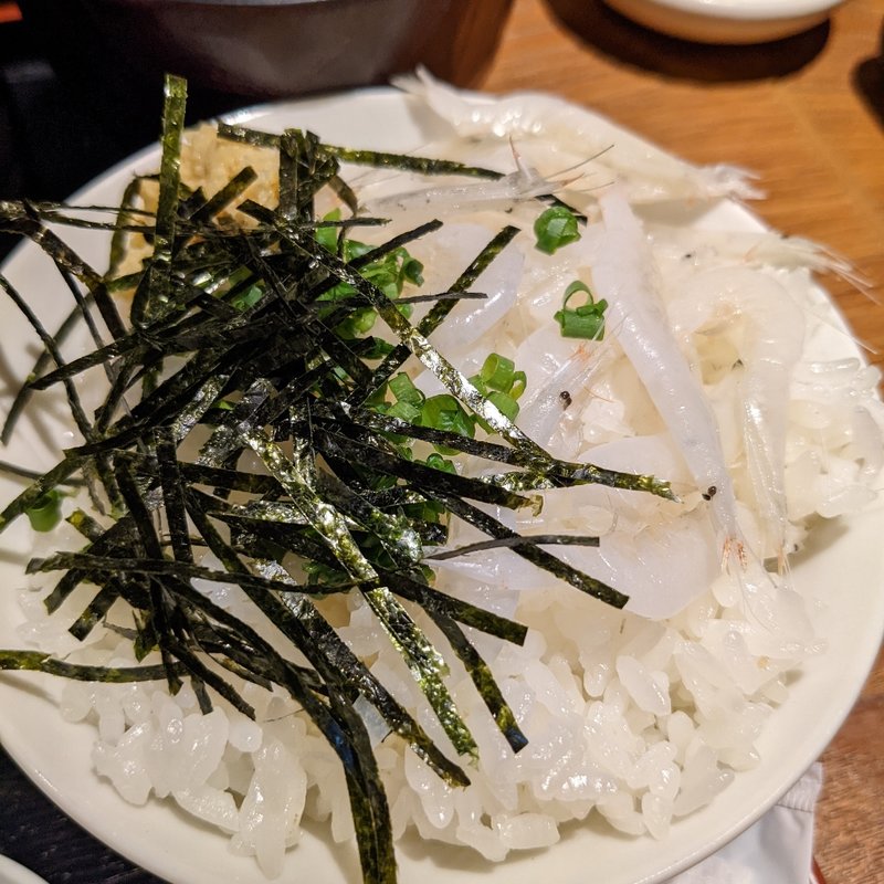 セットの小丼(浅草割烹天とよ神保町店)