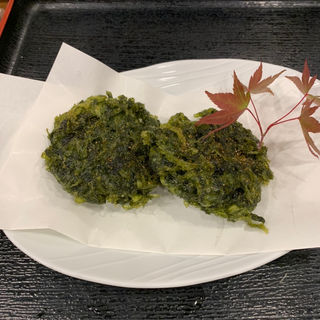 あおさ海苔の天ぷら(ろばた焼 仙樹 （ろばたやき せんじゅ）)