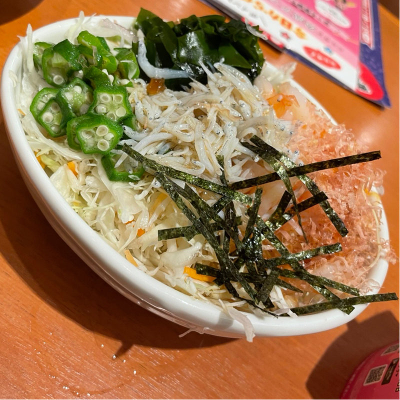 しらすとえびのサラダ(和食さと 伊勢店 )