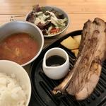 スノーピークEat特製 BBQスペアリブ ランチセット