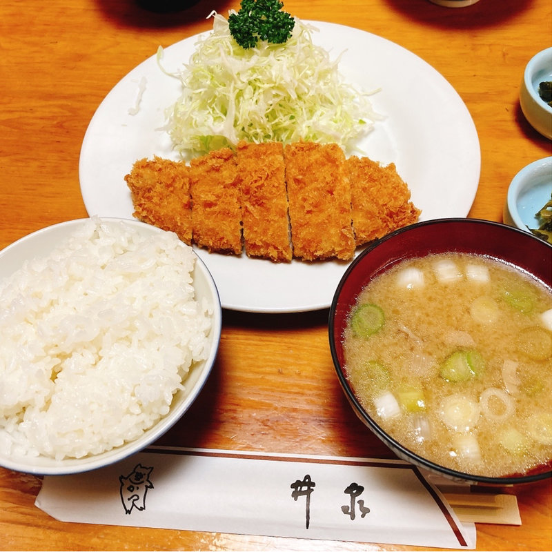 ロースかつ定食(井泉 本店 （いせん）)