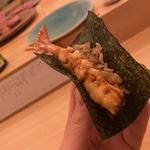 海老天海苔巻き(鮨おにかいたすいち(＋1))