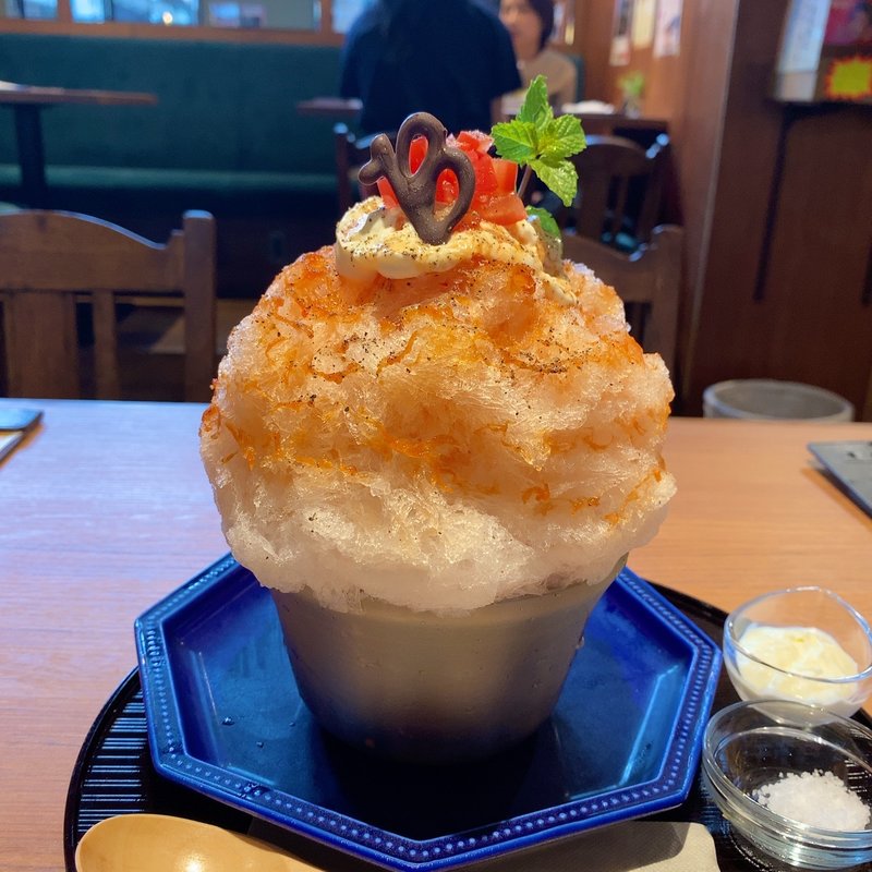 トマトちぃ〜ず氷(肉と香るスパイス バンテツ)