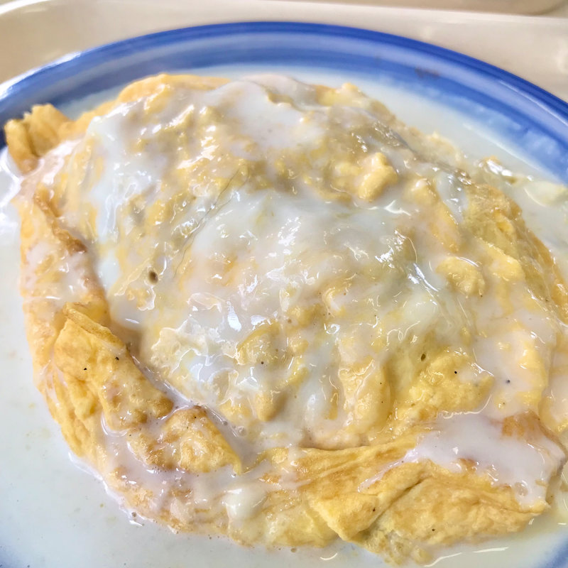 えびときのこのホワイトオムライス(キッチンママ )