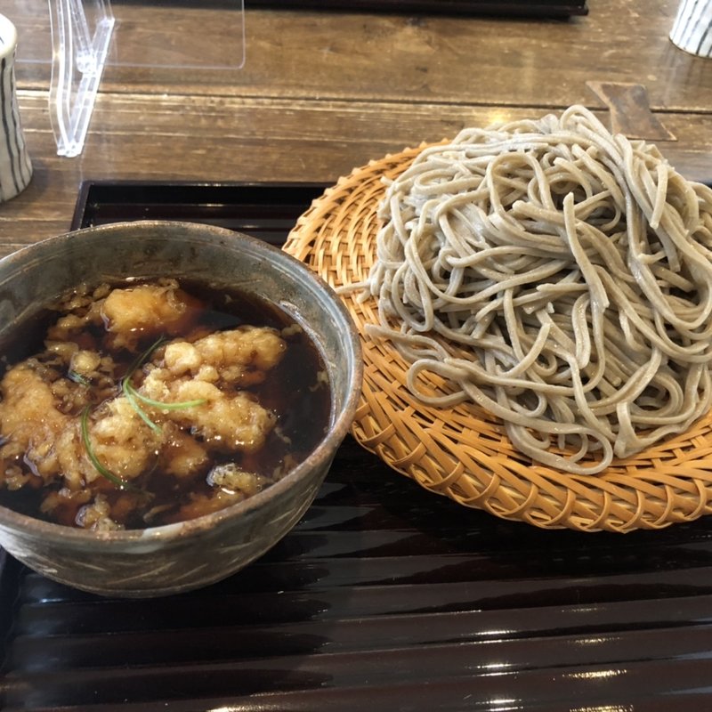 かき揚げせいろ(松の實)