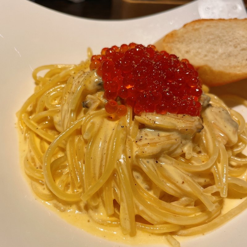 いくらとあさりのゴルゴンゾーラパスタ(イル・ヴィゴーレ 神田神保町店 （IL VIGORE）)