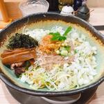 冷やしまぜそば 夏の夜のサンマ(ラーメン専科 竹末食堂)