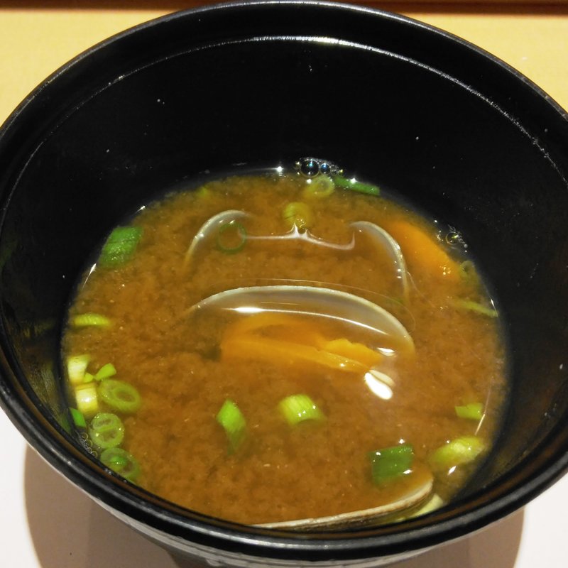 あさり汁(鮨 栞庵 やましろ)
