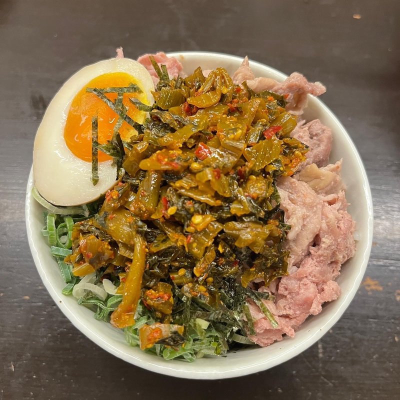 肉丼セット(博多とんこつ 豚の足跡)