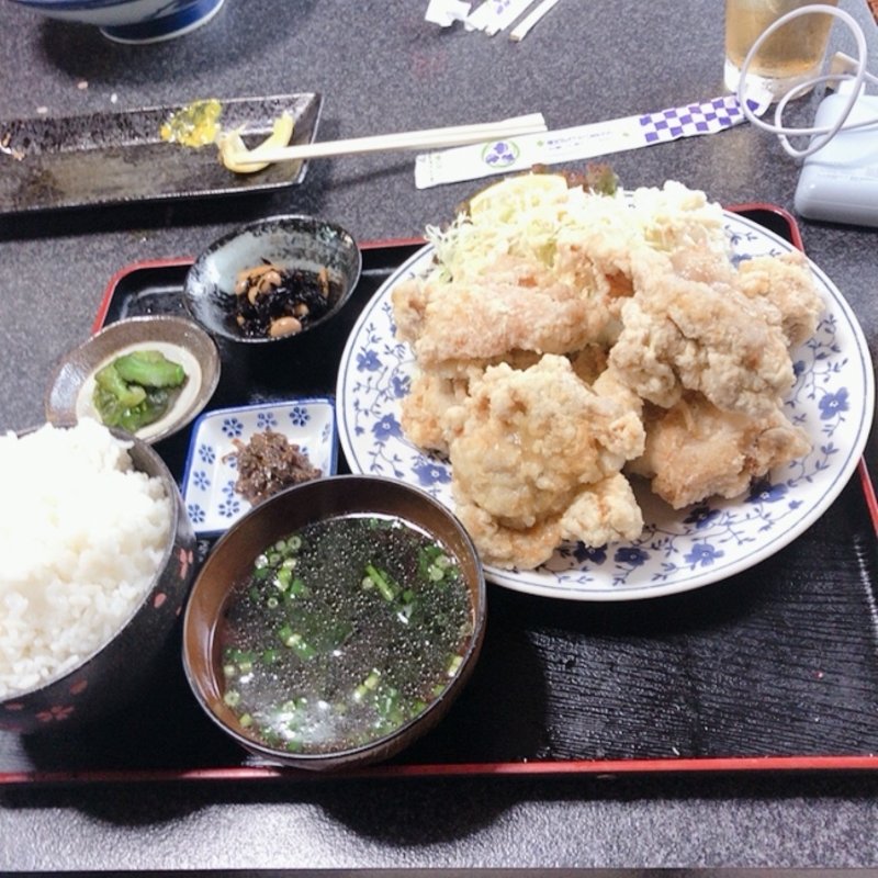 唐揚げ定食大(花藤 )
