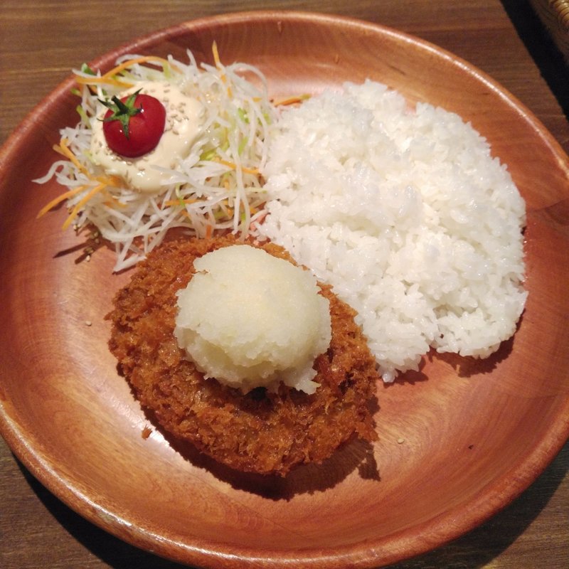 メンチカツおろしポン酢ディッシュ(びっくりドンキー 上堂店 )