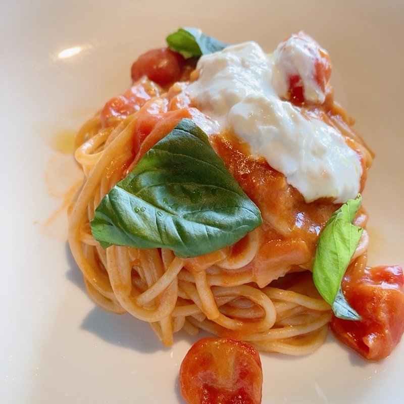 トマトパスタ　リコッタチーズ添え（ランチコース）(La Libellula)