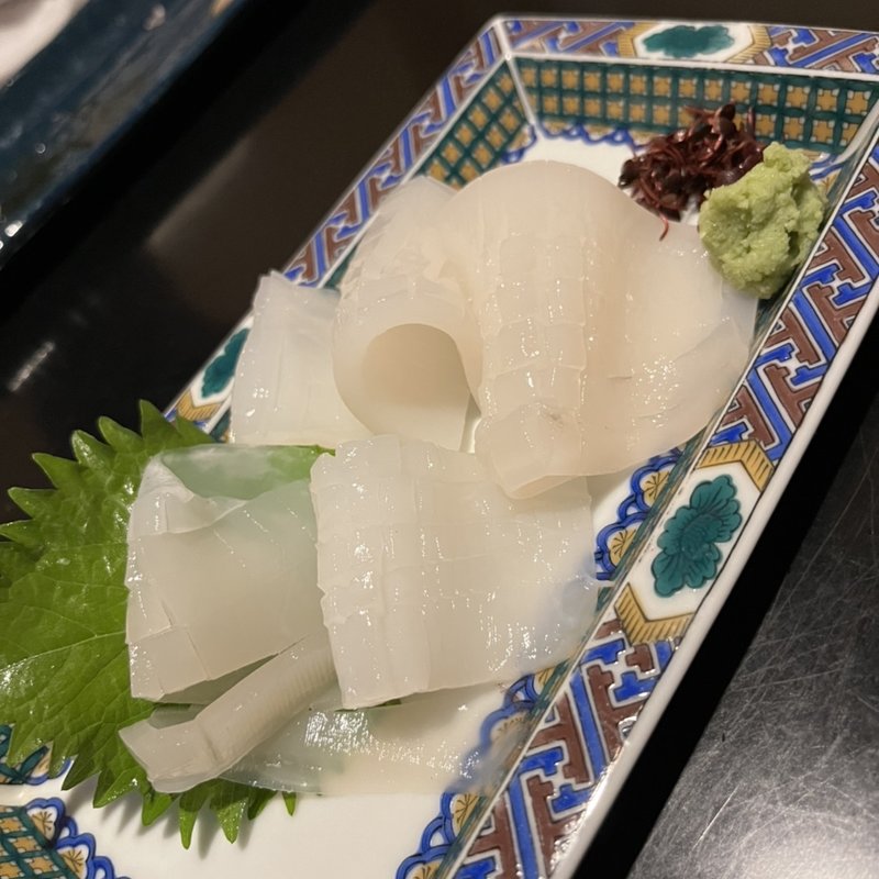 ヤリイカ刺身(森ふじ )