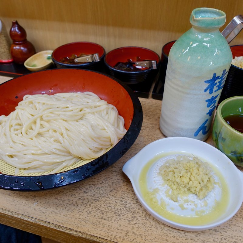 たぬき　ざるうどん（夏季限定）(釜揚げうどん 桂ちゃん)